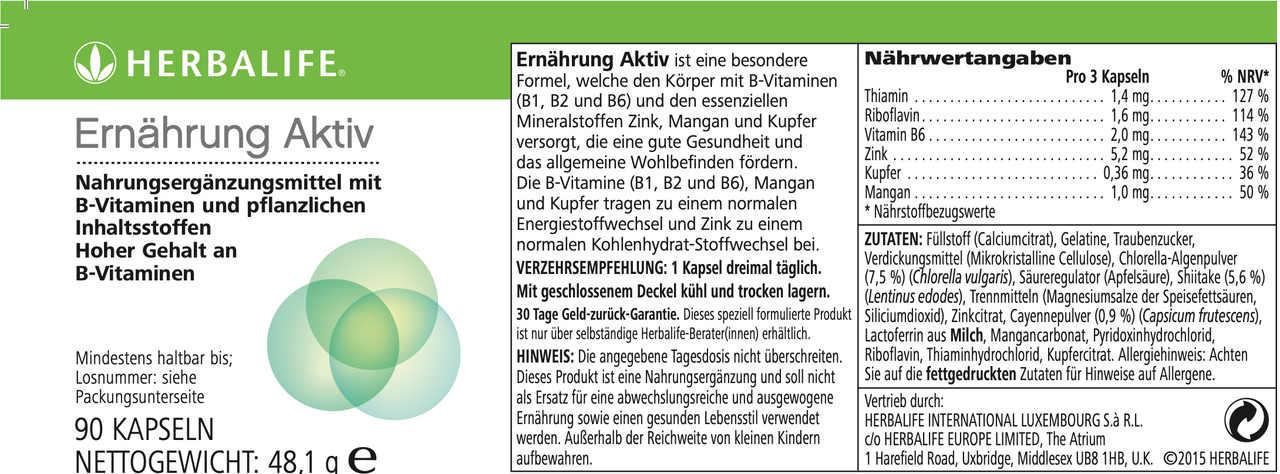 HERBALIFE - Ernährung Aktiv