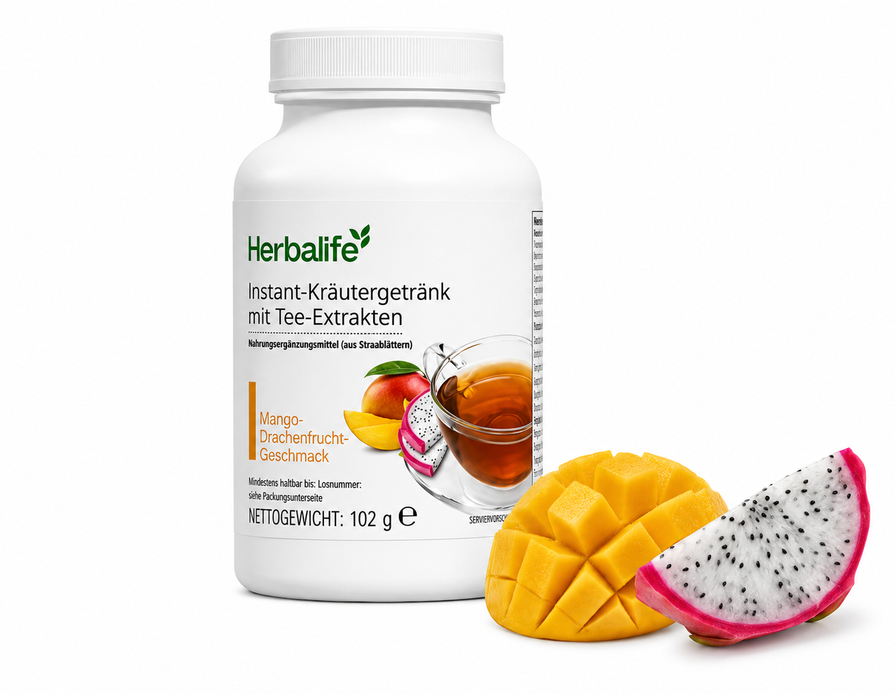 Instant-Kräutergetränk mit Tee-Extrakten Mango Drachenfrucht Geschmack