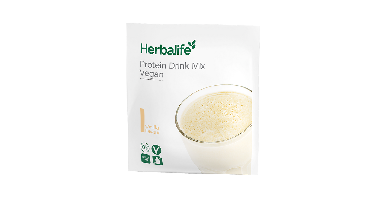 Protein-Getränkemix Vegan Vanille – 7 Portionsbeutel